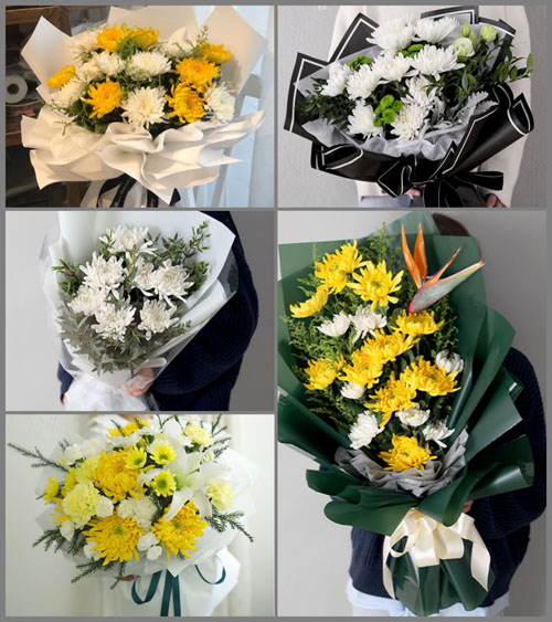 湖南怀化中方县袁家镇白事花束代送